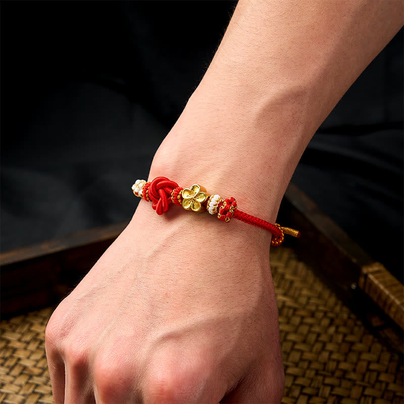 Buddha Stones Mandala Braided Rope Confidence Bracelet