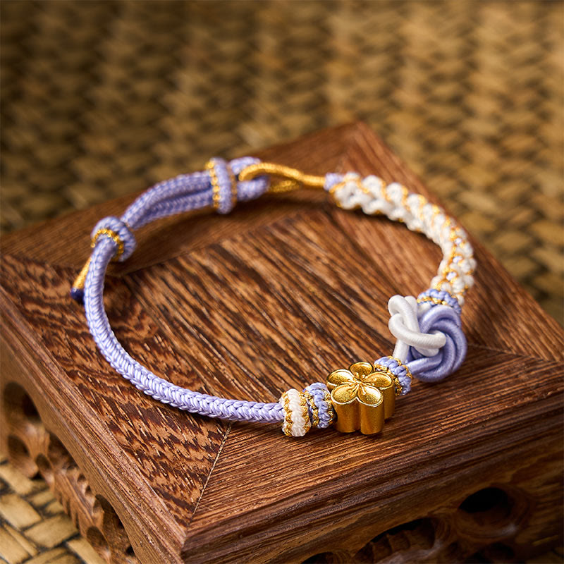 Buddha Stones Mandala Braided Rope Confidence Bracelet