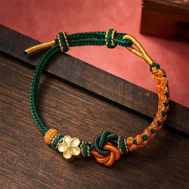 Buddha Stones Mandala Braided Rope Confidence Bracelet