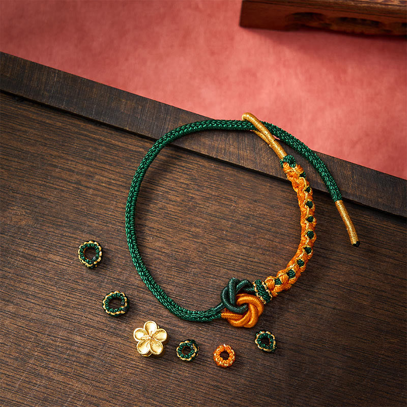 Buddha Stones Mandala Braided Rope Confidence Bracelet
