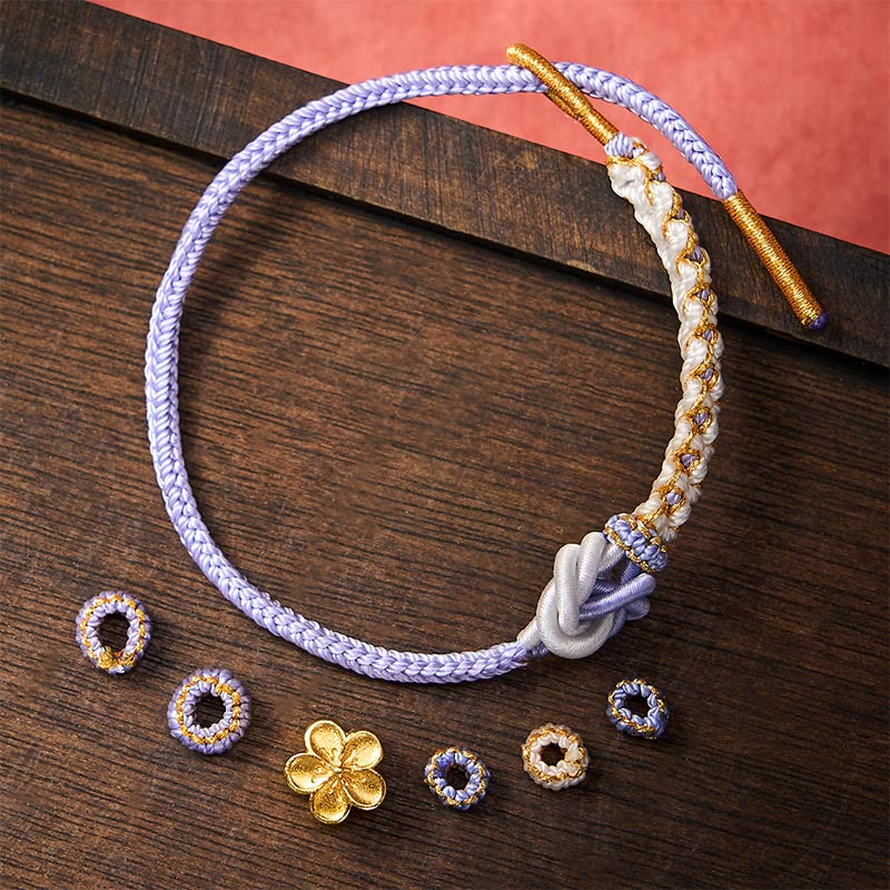 Buddha Stones Mandala Braided Rope Confidence Bracelet