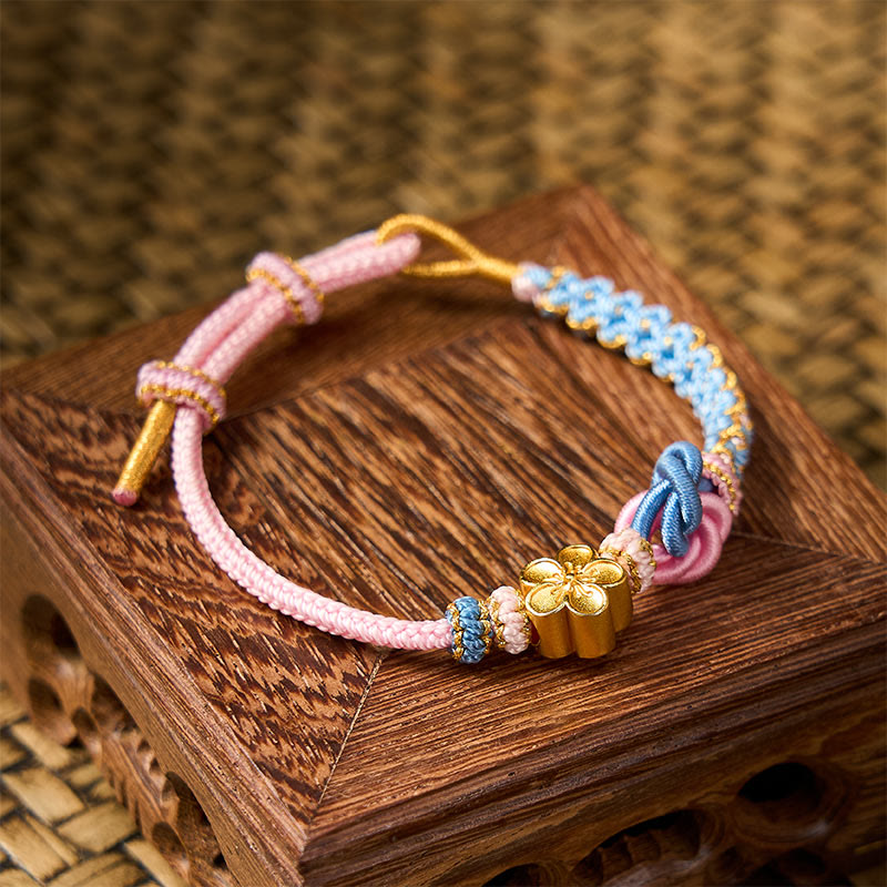 Buddha Stones Mandala Braided Rope Confidence Bracelet