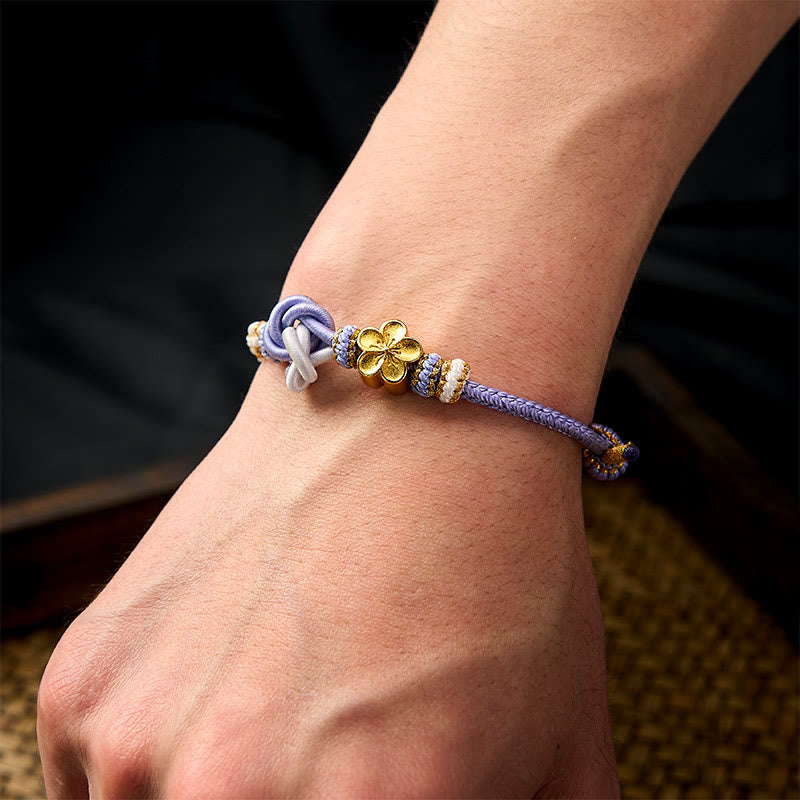 Buddha Stones Mandala Braided Rope Confidence Bracelet