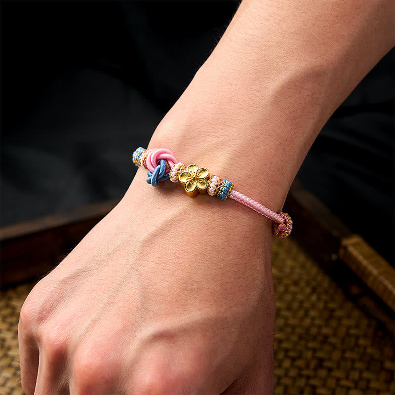 Buddha Stones Mandala Braided Rope Confidence Bracelet