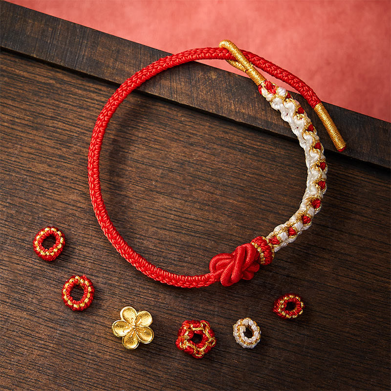 Buddha Stones Mandala Braided Rope Confidence Bracelet