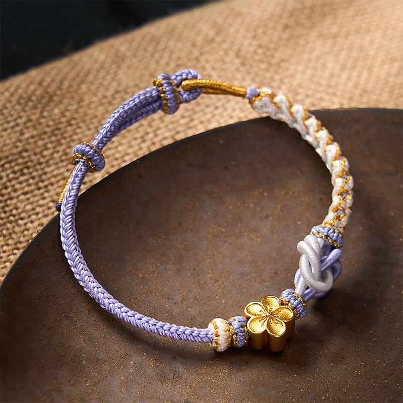Buddha Stones Mandala Braided Rope Confidence Bracelet