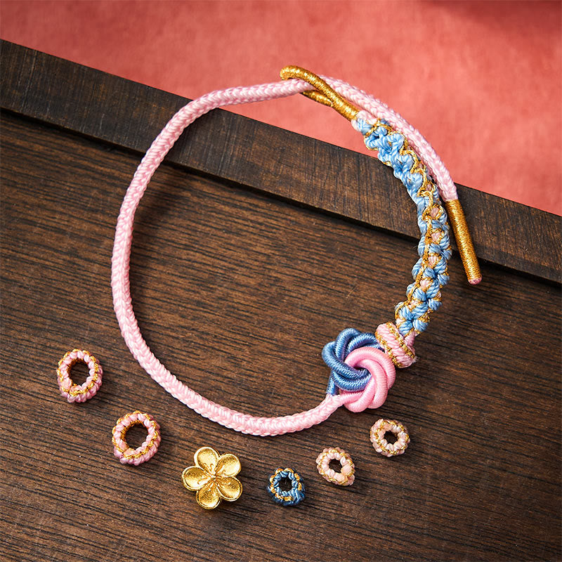 Buddha Stones Mandala Braided Rope Confidence Bracelet