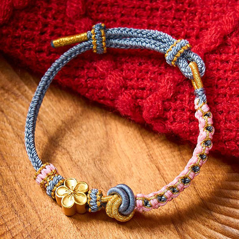EverestArtstudios Braided Rope Knot Adjustable Bracelet