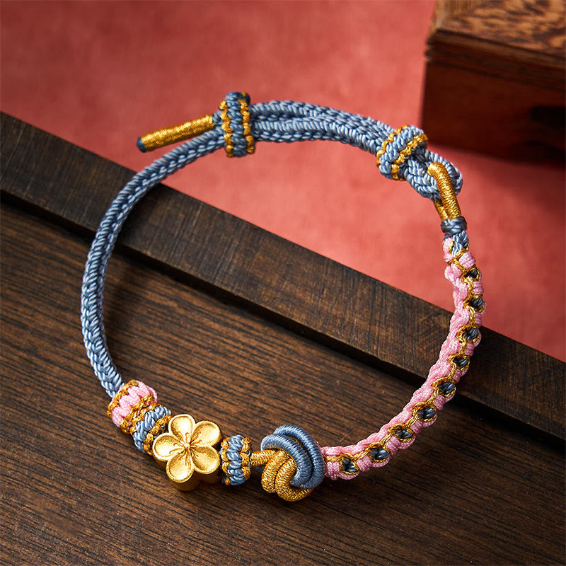 EverestArtstudios Braided Rope Knot Adjustable Bracelet