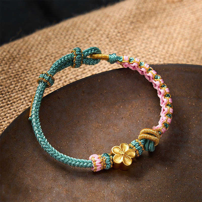 EverestArtstudios Braided Rope Knot Adjustable Bracelet