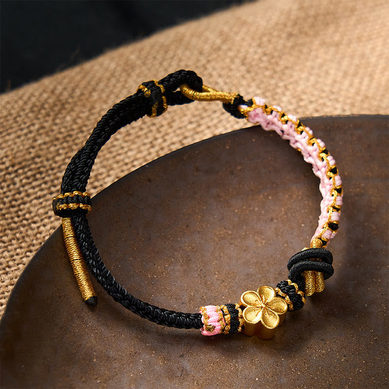 EverestArtstudios Braided Rope Knot Adjustable Bracelet