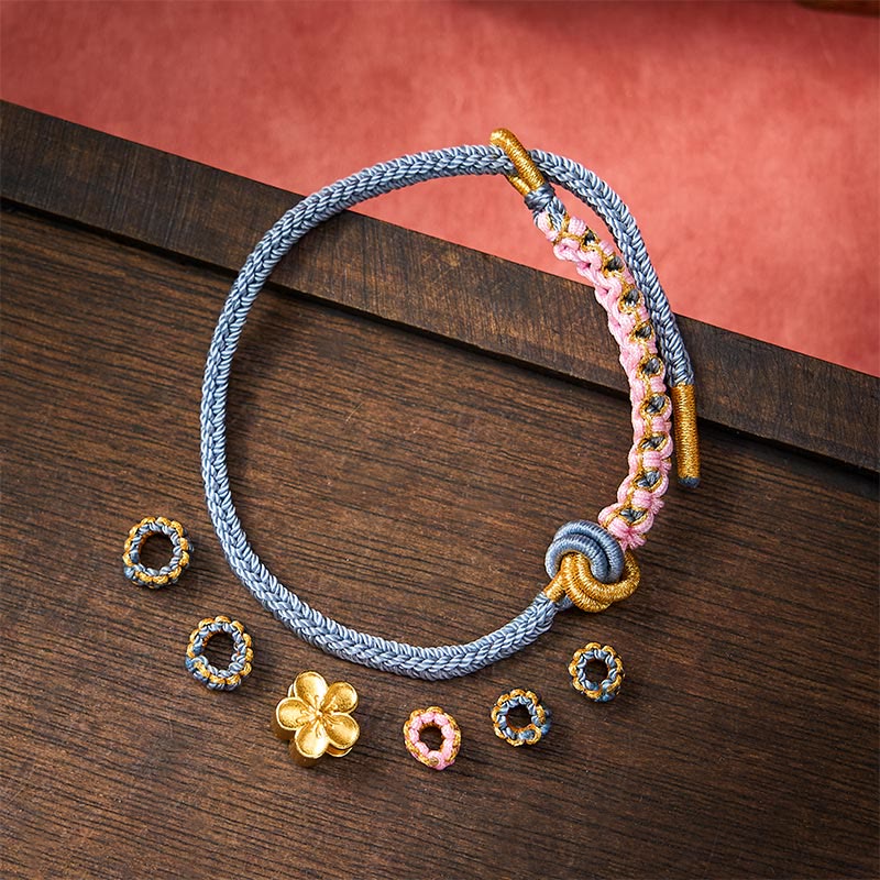 EverestArtstudios Braided Rope Knot Adjustable Bracelet
