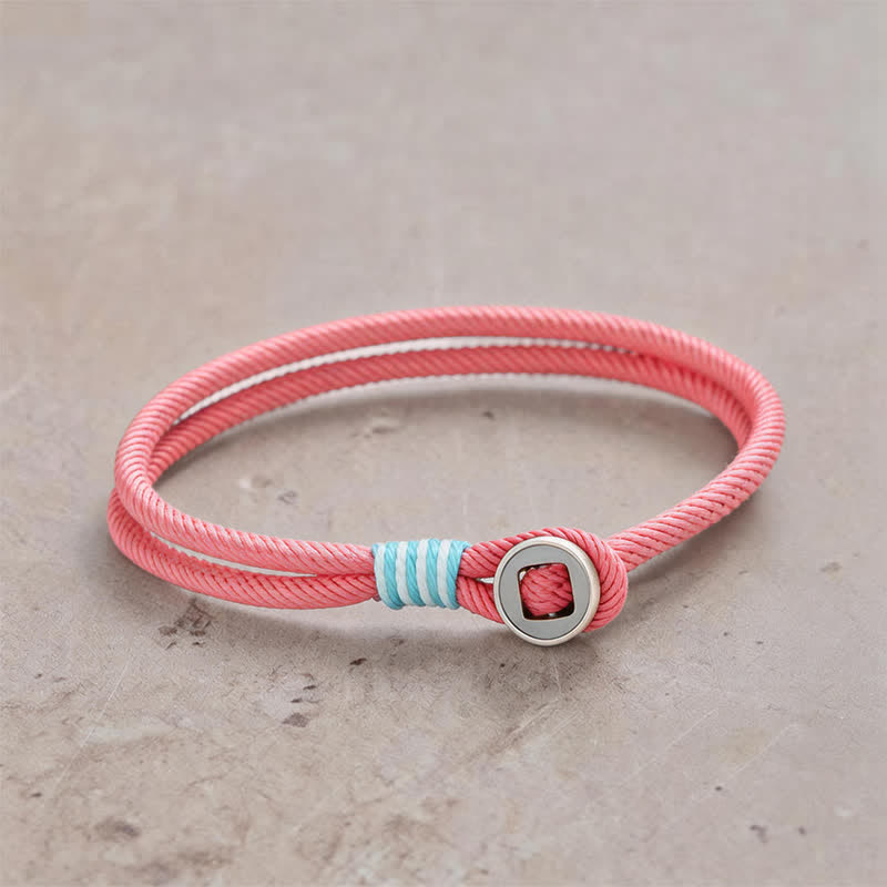 Buddha Stones 925 Sterling Silver Double Wrap Button Protection Bracelet