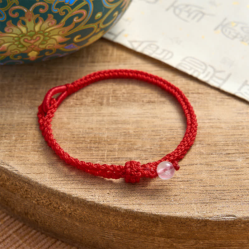 EverestArtstudios Green Aventurine Red String Balance Bracelet