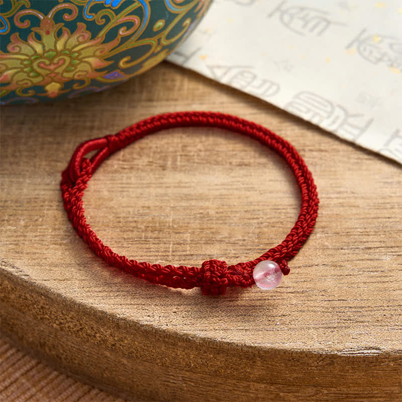 EverestArtstudios Green Aventurine Red String Balance Bracelet