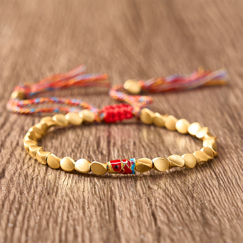 EverestArtstudios Copper Koi Fish Success Vintage Ethnic Bracelet