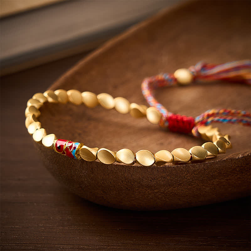 EverestArtstudios Copper Koi Fish Success Vintage Ethnic Bracelet