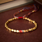 Buddha Stones Copper Koi Fish Success Vintage Ethnic Bracelet