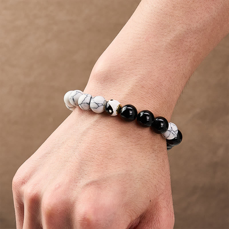 EverestArtStudios Copper Yin Yang Balance Tibetan Round Bracelet