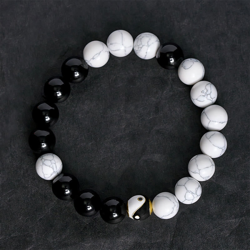 EverestArtStudios Copper Yin Yang Balance Tibetan Round Bracelet