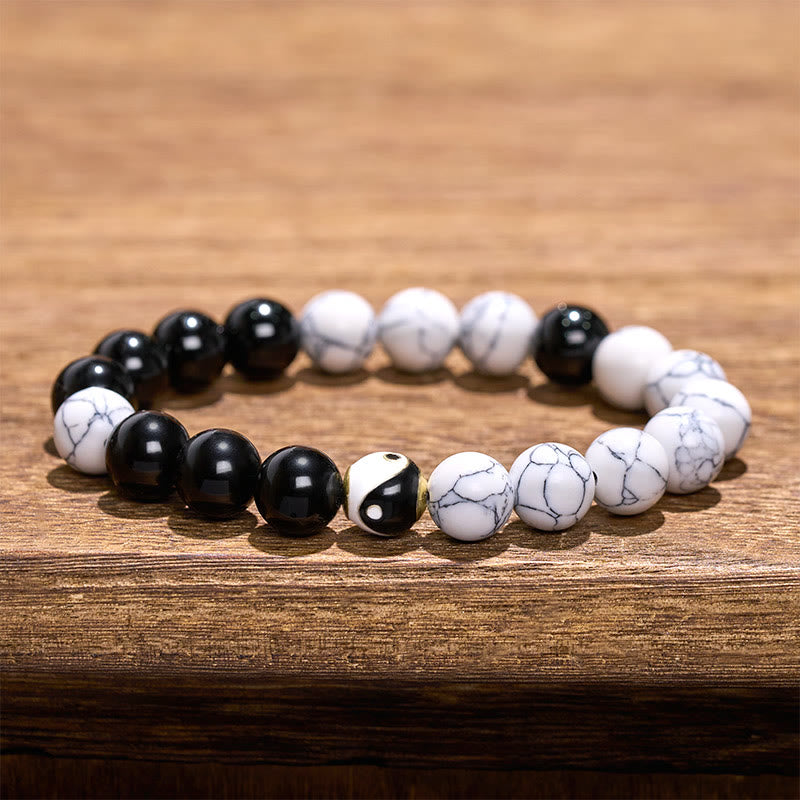 EverestArtStudios Copper Yin Yang Balance Tibetan Round Bracelet