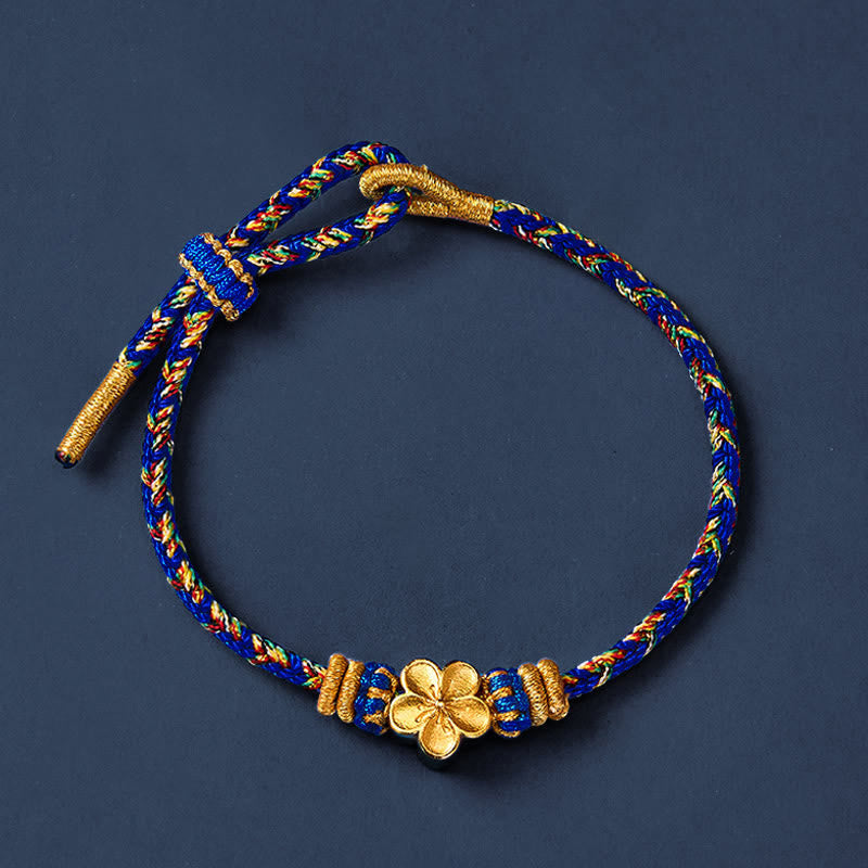 Buddha Stones Hand-Woven String Om Mani Padme Hum Peace Bracelet