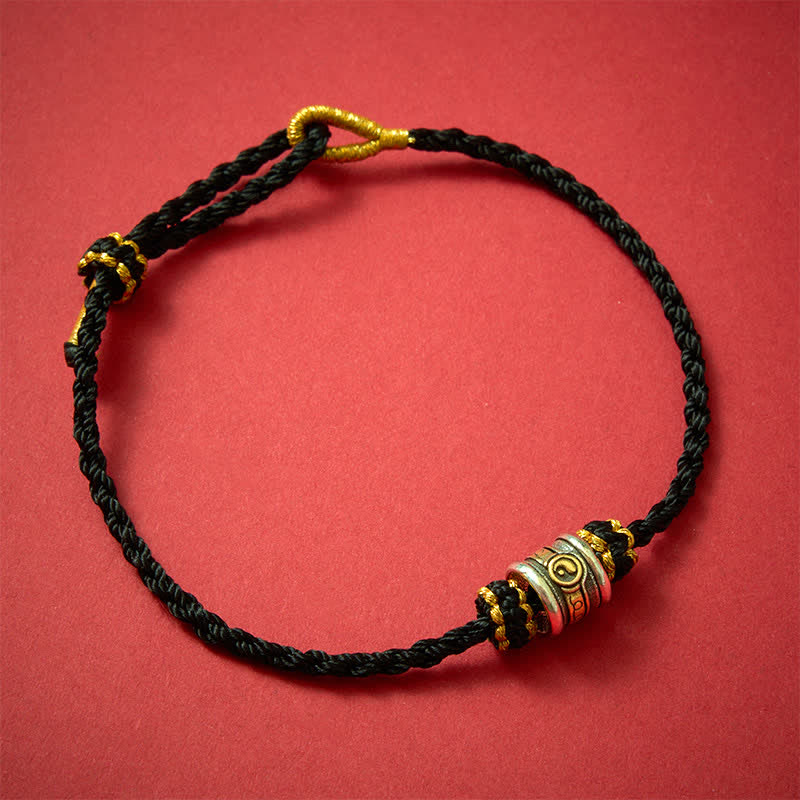 Buddha Stones Copper Yin Yang Red String Harmony Bracelet