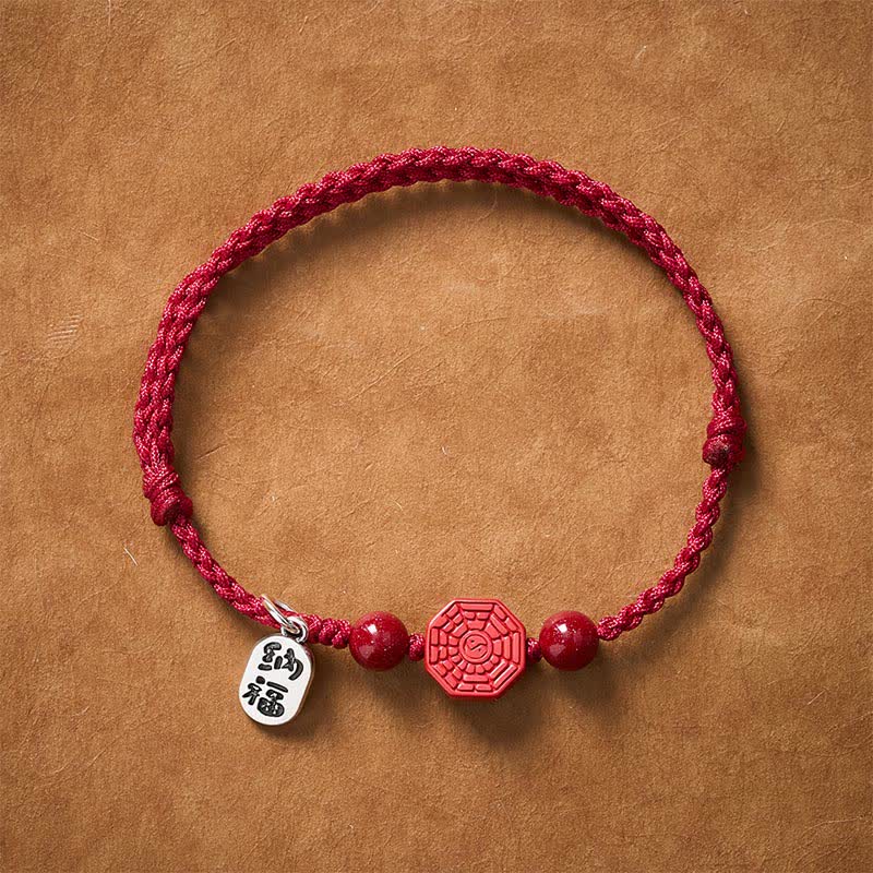 Buddha Stones Bagua Red String Harmony Bracelet