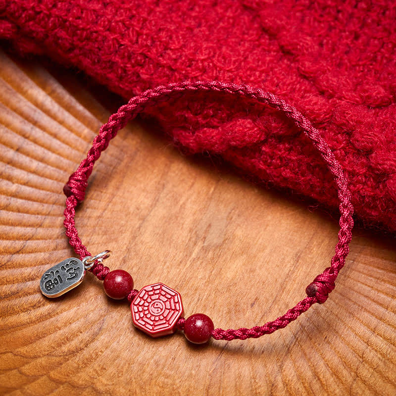 Buddha Stones Bagua Red String Harmony Bracelet