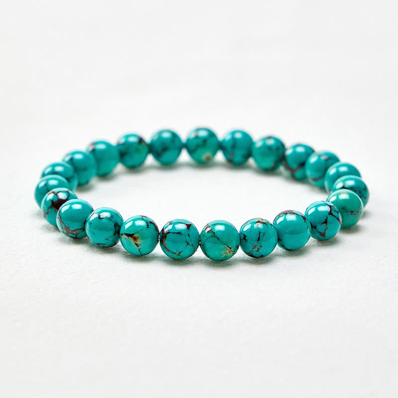 EverestArtStudios Turquoise Beads Protection Bracelet