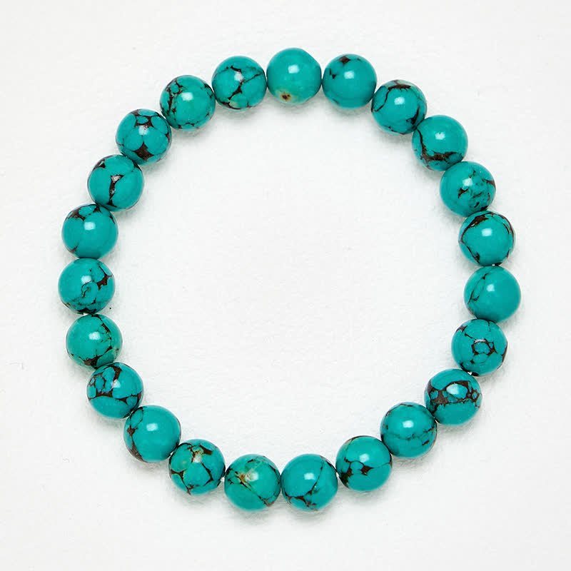 EverestArtStudios Turquoise Beads Protection Bracelet