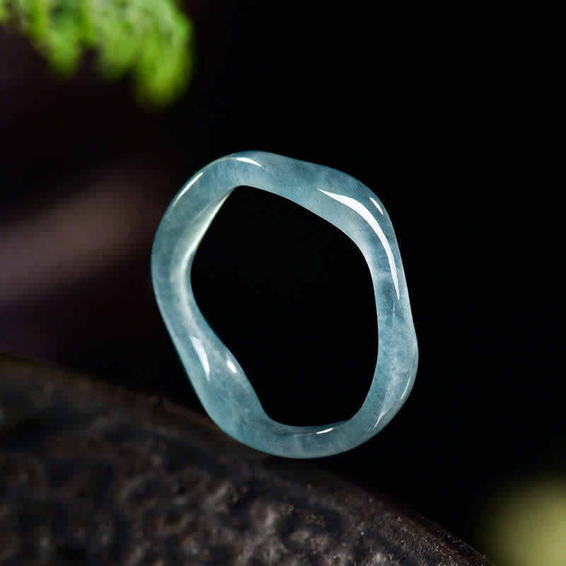 EverestArtstudios Jade Luck Irregular Ring