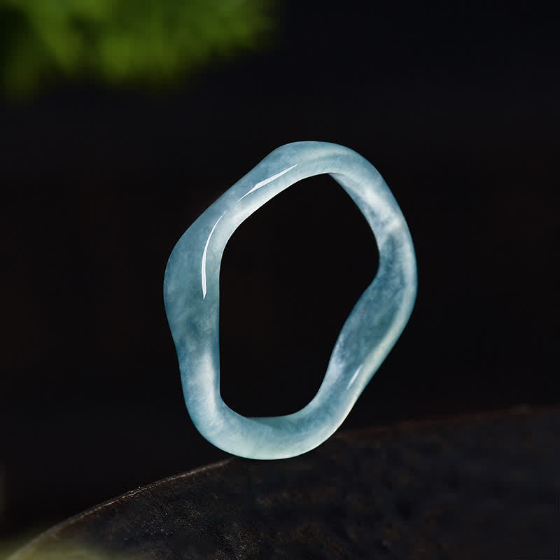 EverestArtstudios Jade Luck Irregular Ring