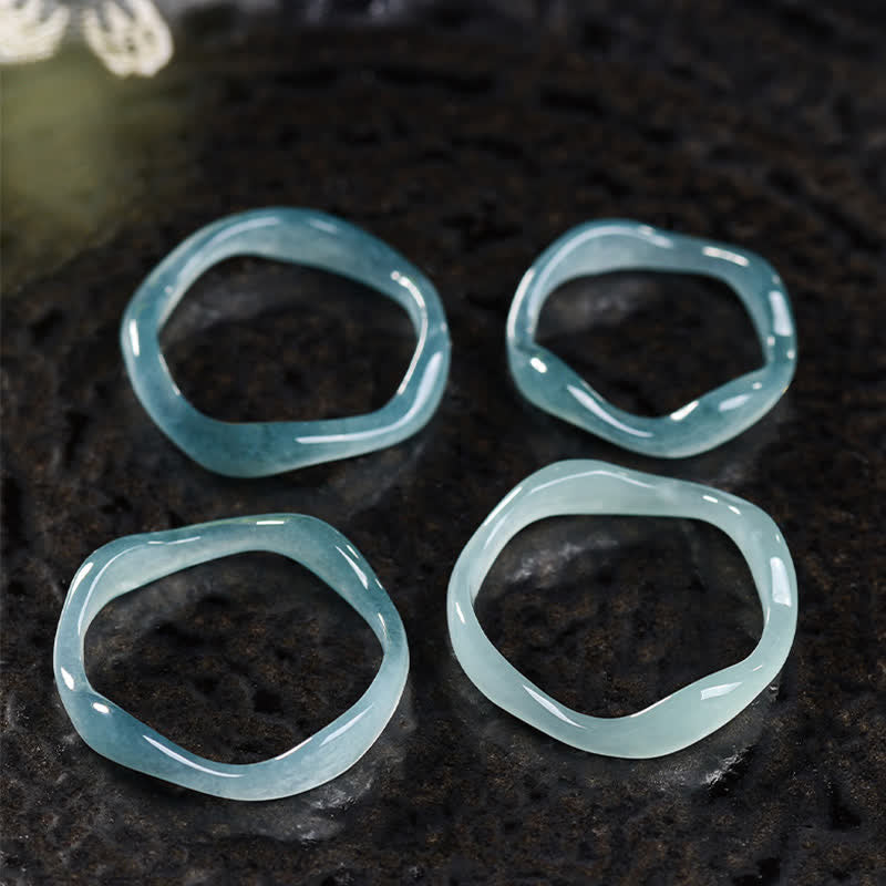 EverestArtstudios Jade Luck Irregular Ring
