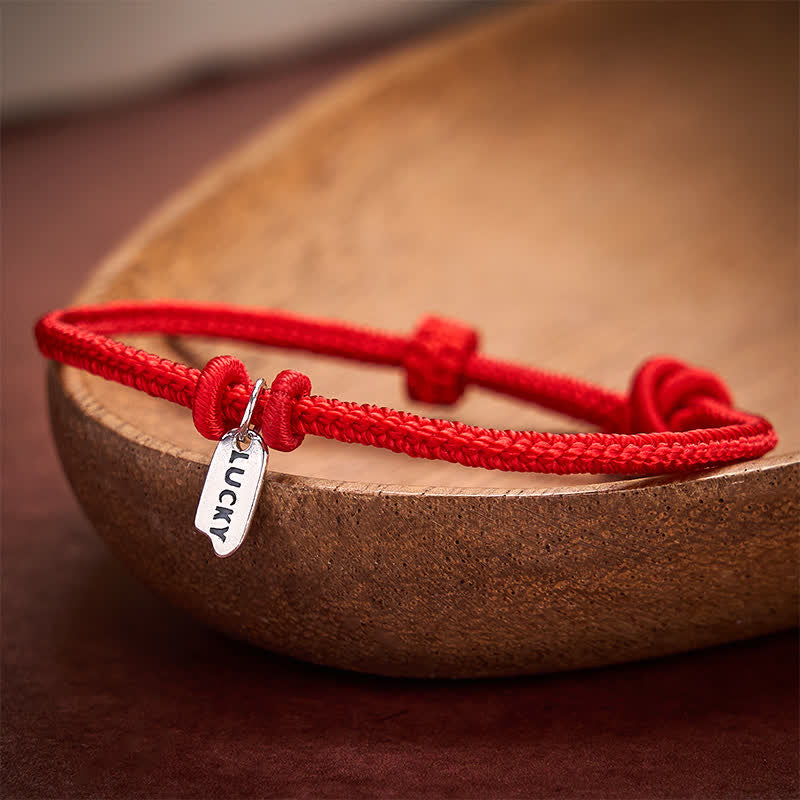 Buddha Stones Handmade Braided Red String LUCKY Charm Adjustable Bracelet