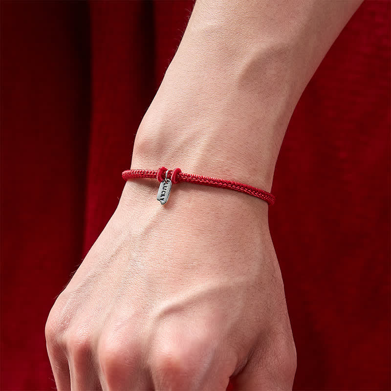 Buddha Stones Handmade Braided Red String LUCKY Charm Adjustable Bracelet