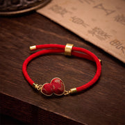 EverestArtstudios Red String Song Brocade Gourd Protection Bracelet
