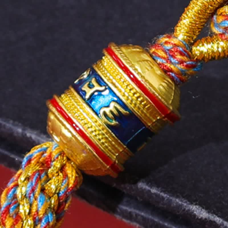 Buddha Stones Tibetan Om Mani Padme Hum Red String Protection Bracelet