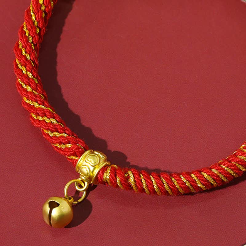Buddha Stones Tibetan Om Mani Padme Hum Red String Protection Bracelet