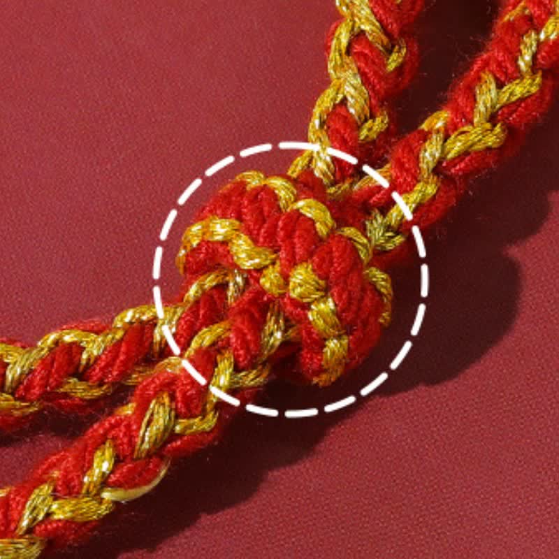 Buddha Stones Tibetan Om Mani Padme Hum Red String Protection Bracelet
