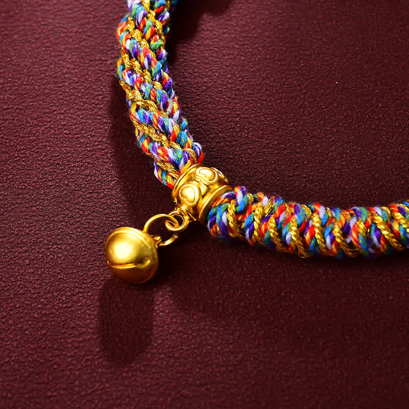 Buddha Stones Tibetan Om Mani Padme Hum Red String Protection Bracelet