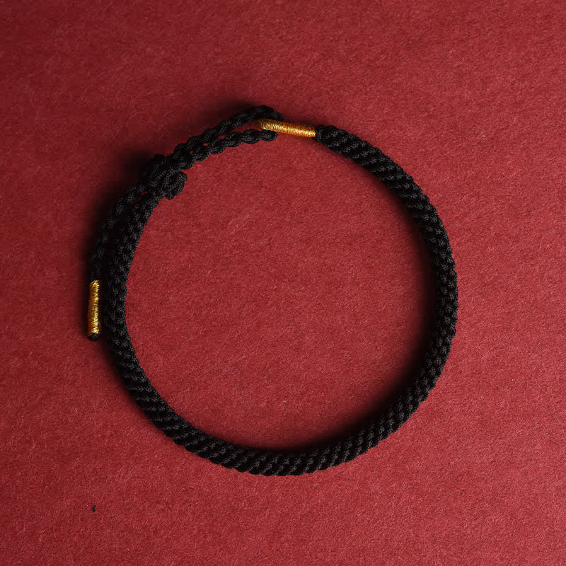 Buddha Stones Red String Hand-Woven Adjustable Protection Bracelet