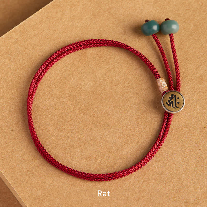 EverestArtstudios 925 Sterling Silver Handmade Cyan Bodhi Seed Protection Braided Red String Bracelet