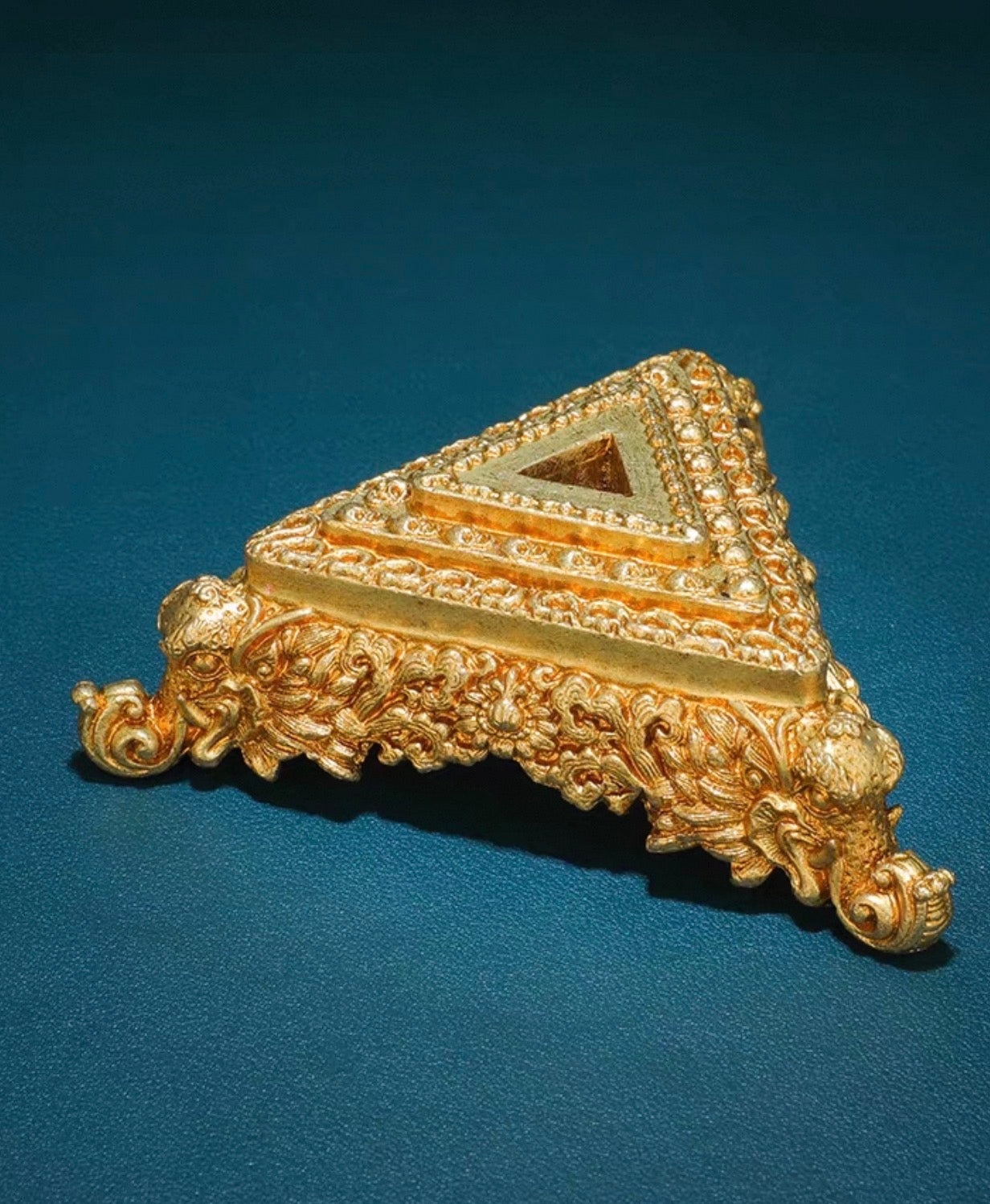 Handcrafted 8.5” Phurba Vajra Dagger Vintage Handmade Nepal Tibetan Pure Brass Amulet