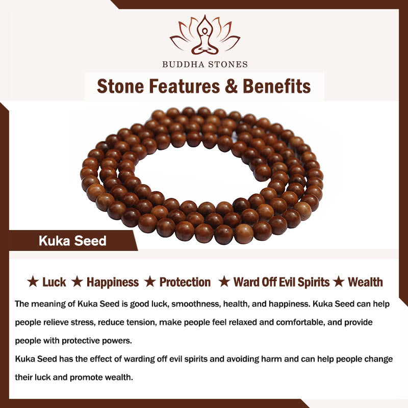 Buddha Stones Kuka Seed Tiger Eye Gold Sheen Obsidian Brass Copper Wealth Luck Bracelet