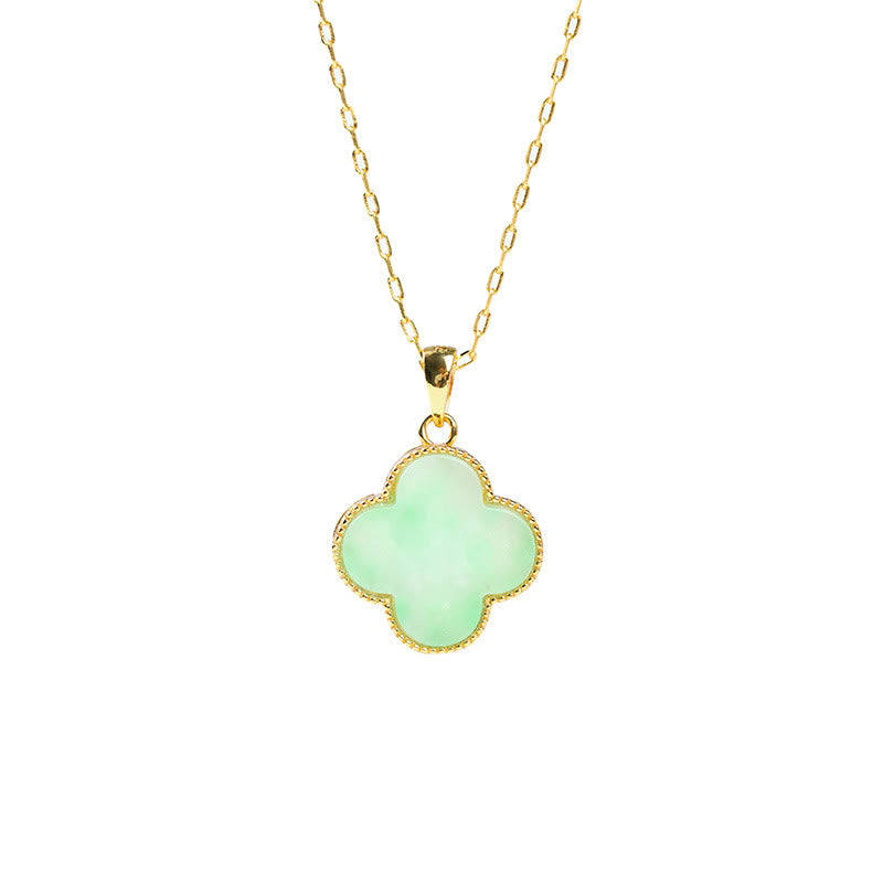 EverestArtstudios "May Luck and Joy Be With You" Jade Necklace Includes Gift Message Card