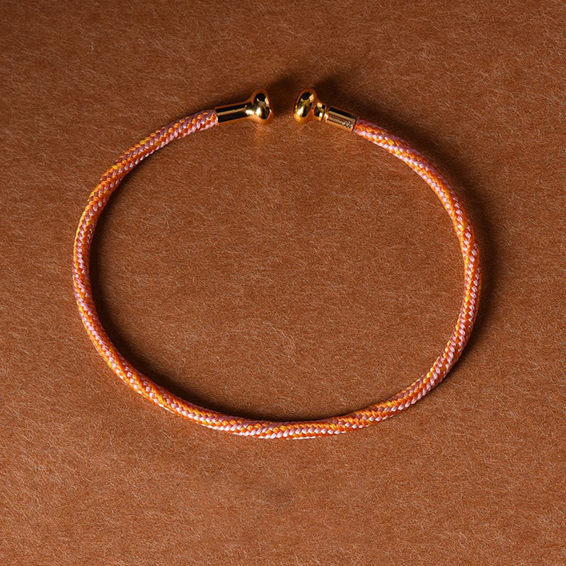 EverestArtstudios Simple Design Handmade Luck Braid String Cuff Bracelet