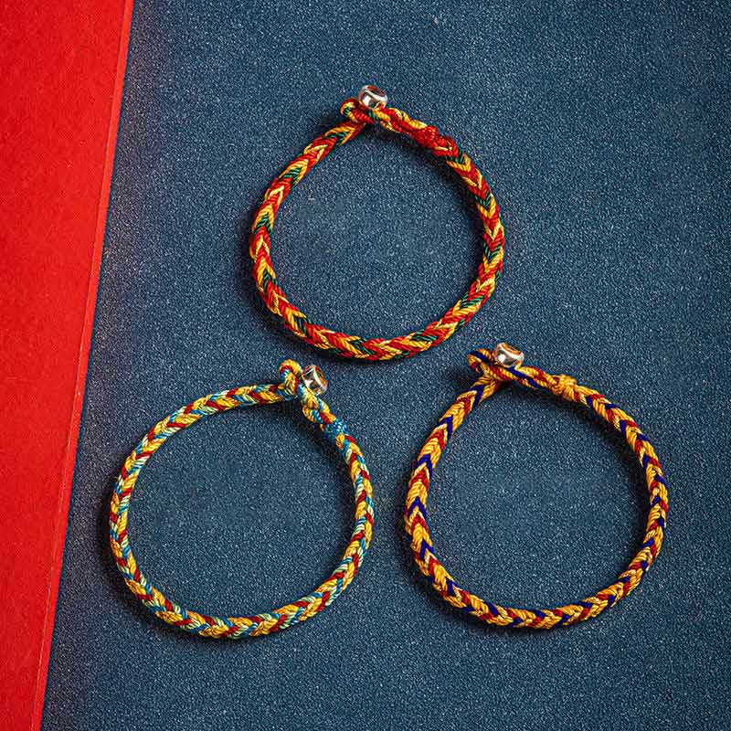 EverestArtstudios "May you be safe and sound all year round" Lucky Multicolored Bracelet