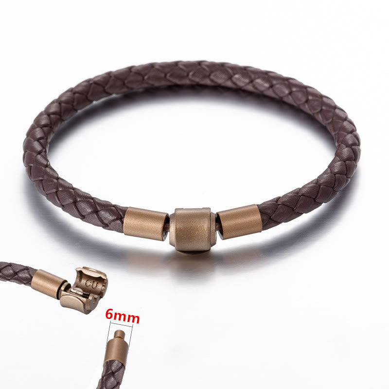 EverestArtstudios Vintage Leather Rope Luck Braid String Bracelet