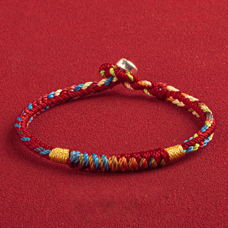 EverestArtstudios "May You Be Safe And Lucky In The Year Ahead" Multicolored Bracelet
